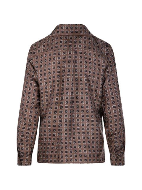 Max Mara patterned shirt - Brown