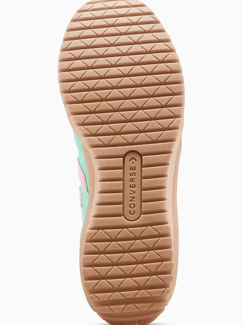 Converse sneakersy skórzane Run Star Trainer damskie kolor zielony A15090C