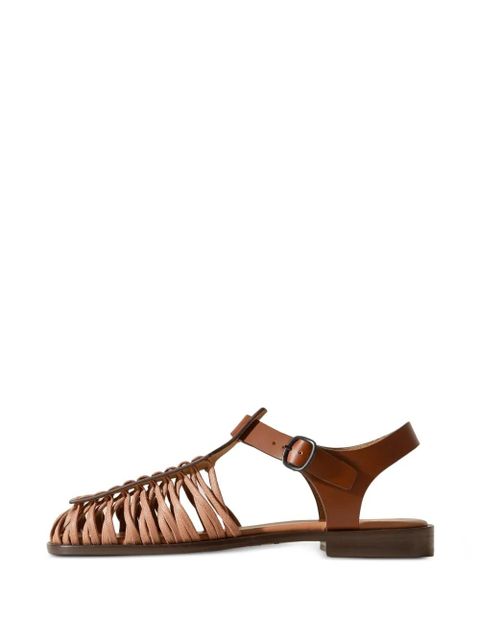 Hereu Alaro square-toe caged sandals - Brown - zdjęcie produktu nr 1