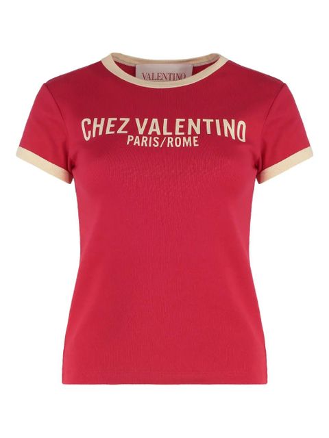 Valentino Garavani Chez-print T-shirt - Pink