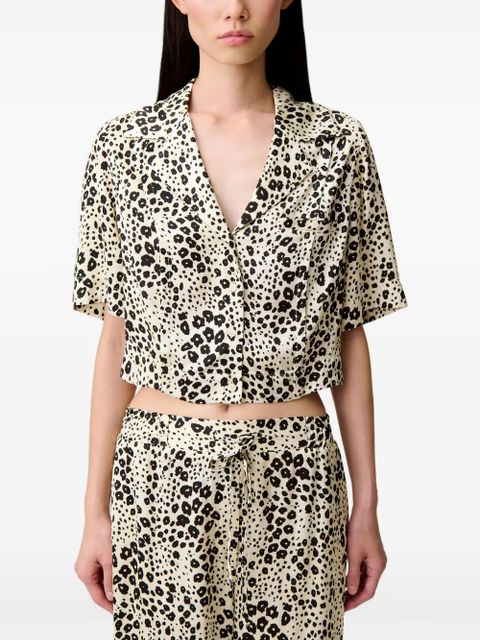 Claudie Pierlot buttoned printed shirt - Neutrals