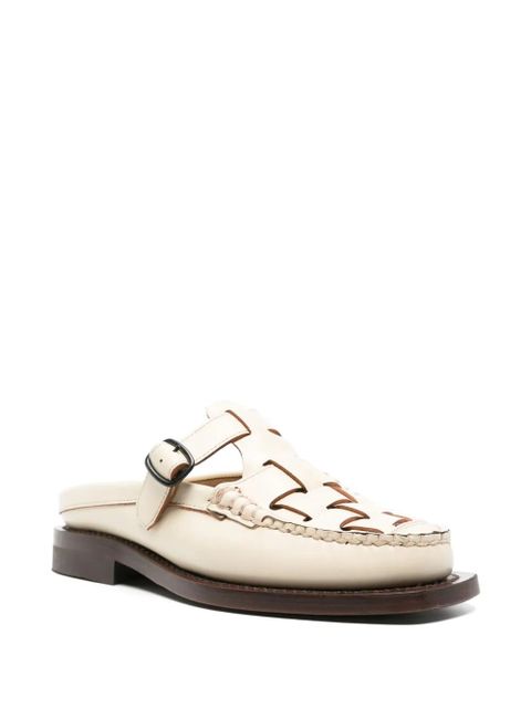 Hereu Bonell leather loafers - Neutrals - zdjęcie produktu nr 2