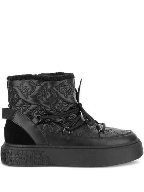 PINKO quilted platform boots - Black - zdjęcie produktu nr 1