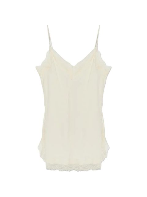 Róhe lace-trim camisole top - Neutrals