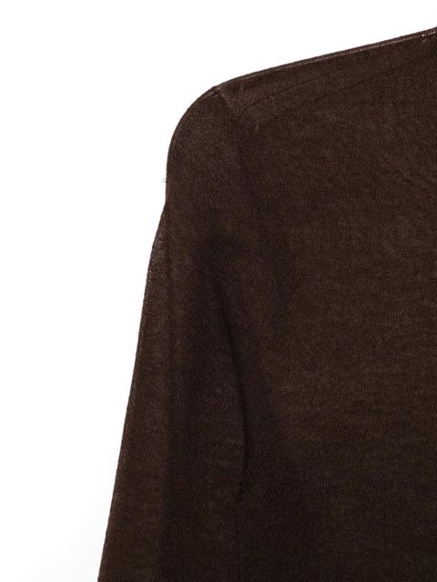 Alysi ribbed sweater - Brown