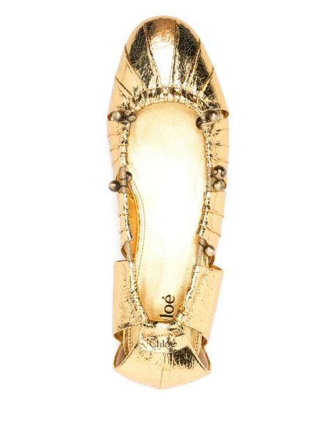 Chloé Luna ballet flats - Gold