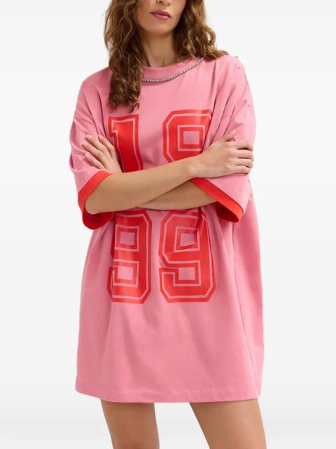 Essentiel Antwerp numeric-print T-shirt - Pink