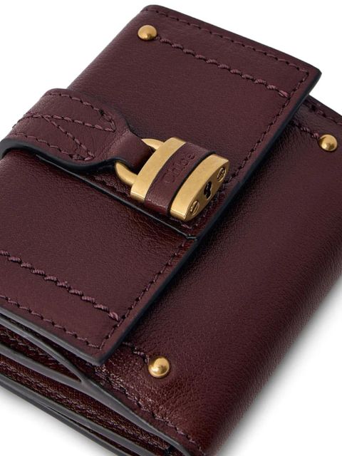Chloé Mini Paddington padlock-detail wallet - Brown
