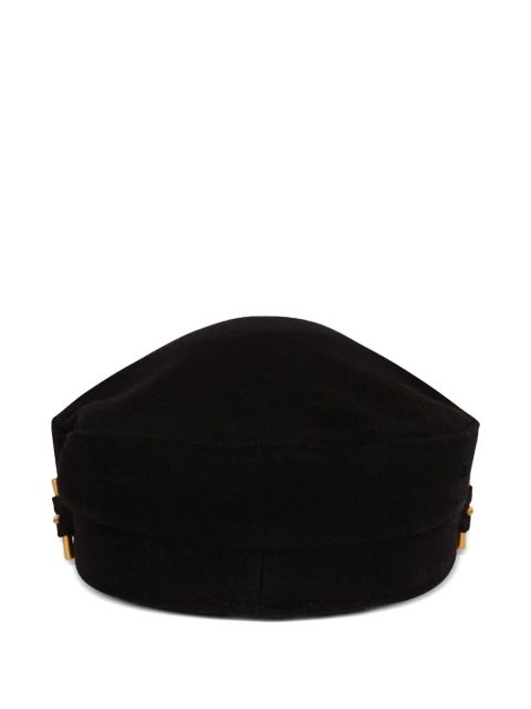 Balmain Brandebourg wool cap - Black - zdjęcie produktu nr 2
