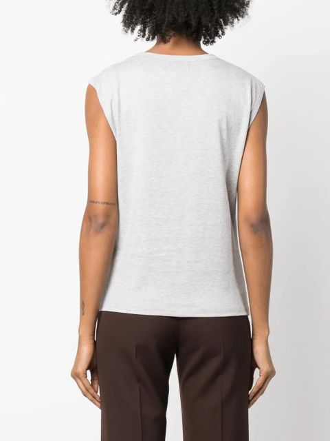 LouLou de Saison sleeveless Pima-cotton top - Grey