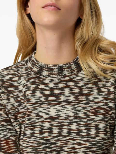 Missoni patterned crew-neck sweater - Black