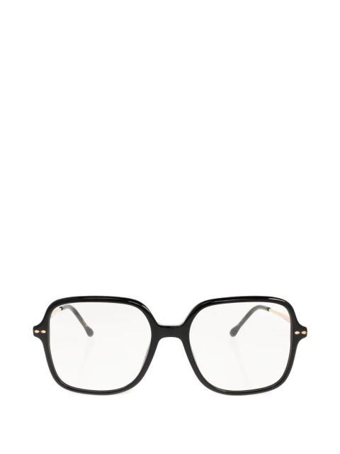 Isabel Marant Eyewear geometric-frame glasses - Black - zdjęcie produktu nr 1