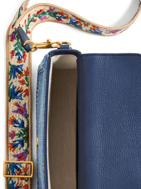 Valentino Garavani Alltime denim shoulder bag - Blue - zdjęcie produktu nr 2