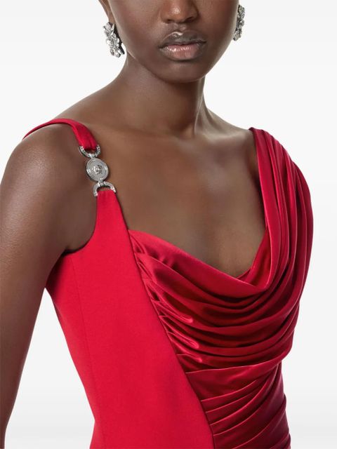 Versace Medusa '95 draped gown - Red - zdjęcie produktu nr 2