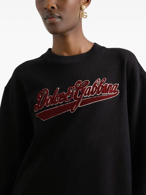 Dolce & Gabbana logo-embellished sweatshirt - Black - zdjęcie produktu nr 2