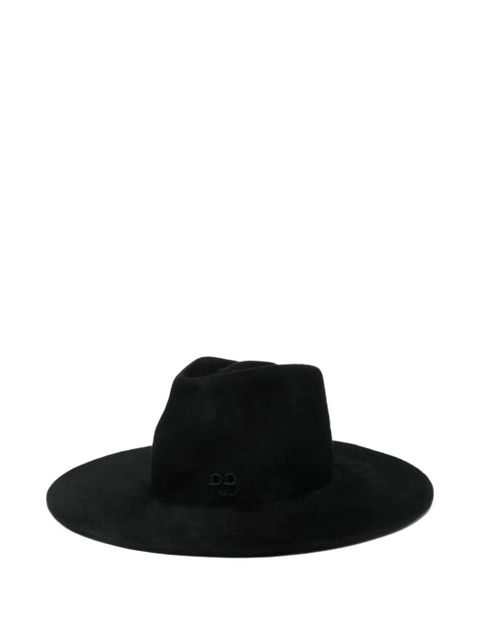 Ruslan Baginskiy faux-pearls embellished fedora hat - Black - zdjęcie produktu nr 1