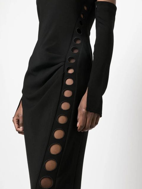 Cult Gaia off-shoulder midi dress - Black