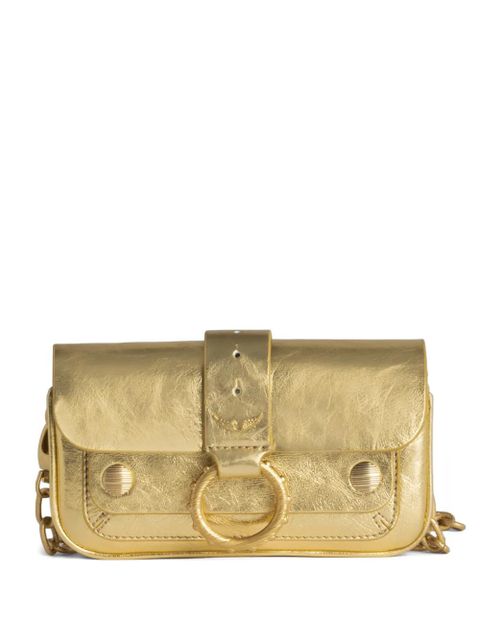 Zadig&Voltaire mini kate ring-embellished chain cross body bag - Gold - zdjęcie produktu nr 1