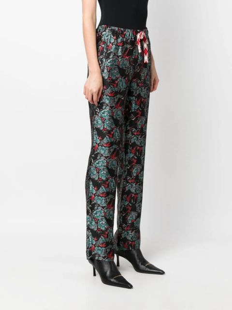 Zadig&Voltaire Pomy jacquard-pattern trousers - Black