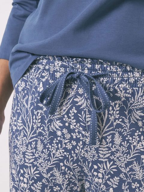 women'secret piżama bawełniana damska kolor niebieski bawełniana 3592439