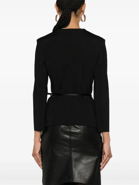 Givenchy Voyou belted jacket - Black