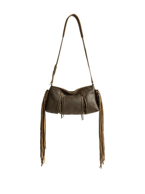 Zadig&Voltaire Sunny Moody fringe shoulder bag - Brown