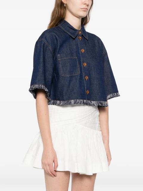 ZIMMERMANN Rhiannon denim shirt - Blue