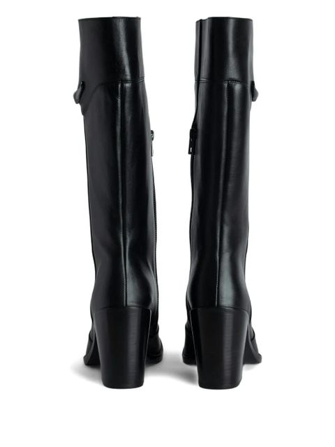 Zadig&Voltaire leather ankle boots - Black