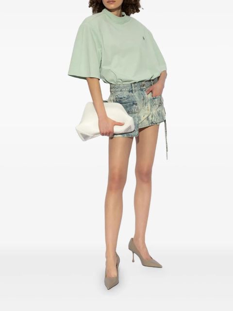 The Attico logo-embroidered T-shirt - Green - zdjęcie produktu nr 2