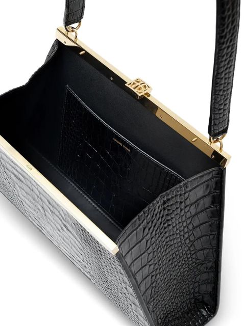 ANINE BING Annie smooth-leather bag - Black