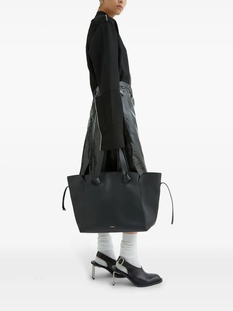 Jil Sander medium knot-embellished tote bag - Black - zdjęcie produktu nr 2