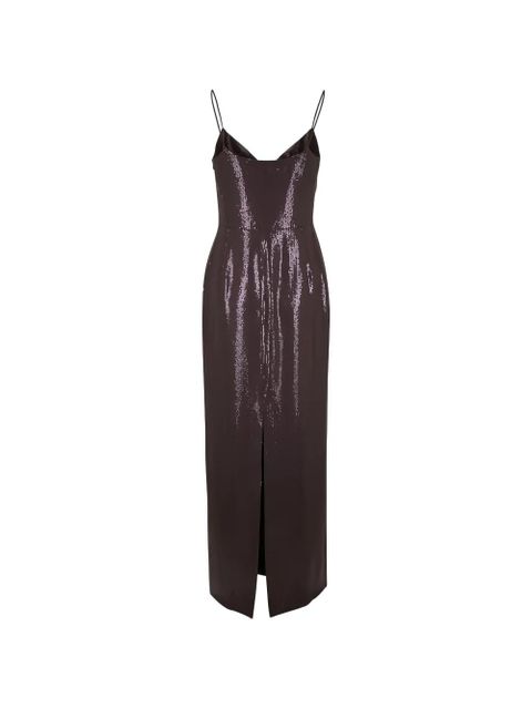 Michael Kors sequin embellished V-neck dress - Brown - zdjęcie produktu nr 2