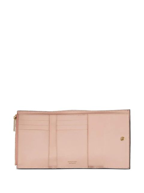 Ferragamo Hug two-tone leather wallet - Black