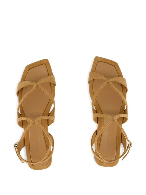 Jimmy Choo Ayla strap flat sandals - Brown