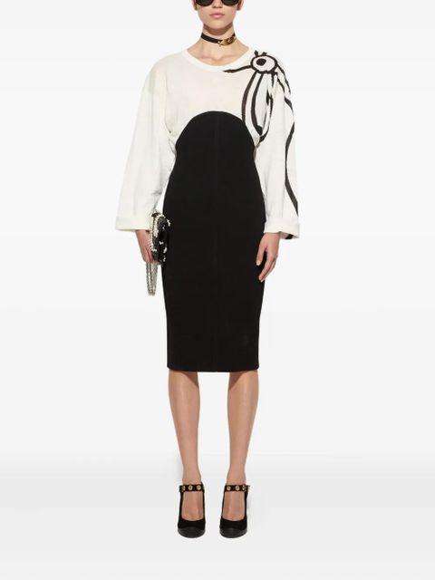 PUCCI abstract-print knit dress - Black - zdjęcie produktu nr 2