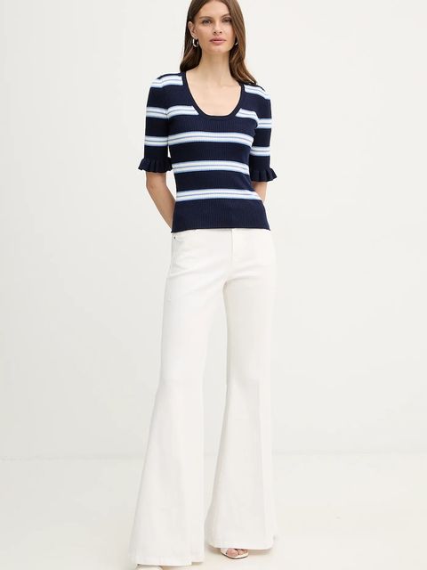 Twinset sweter damski kolor granatowy 261TP3240 - zdjęcie produktu nr 2