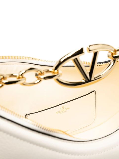 Valentino Garavani small VLogo Moon shoulder bag - White