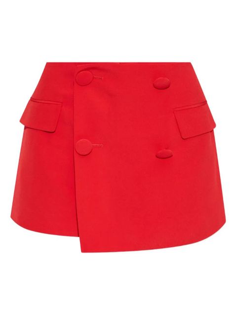 Balmain asymmetric shorts - Red - zdjęcie produktu nr 1