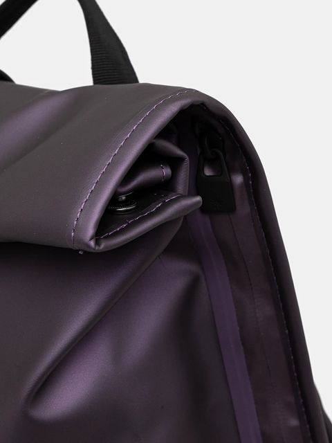 Rains plecak 13320 Rolltop Rucksack W3 kolor fioletowy duży gładki 13320 - zdjęcie produktu nr 2