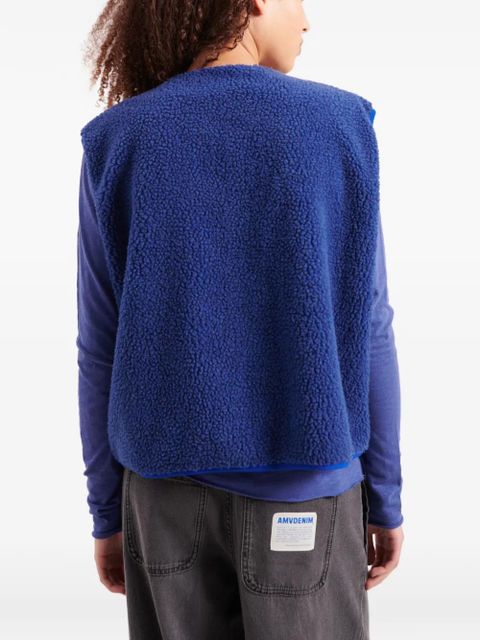 American Vintage patch sleeveless jacket - Blue - zdjęcie produktu nr 2