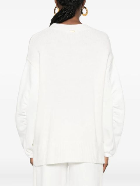 TWINSET balloon-sleeve sweater - White