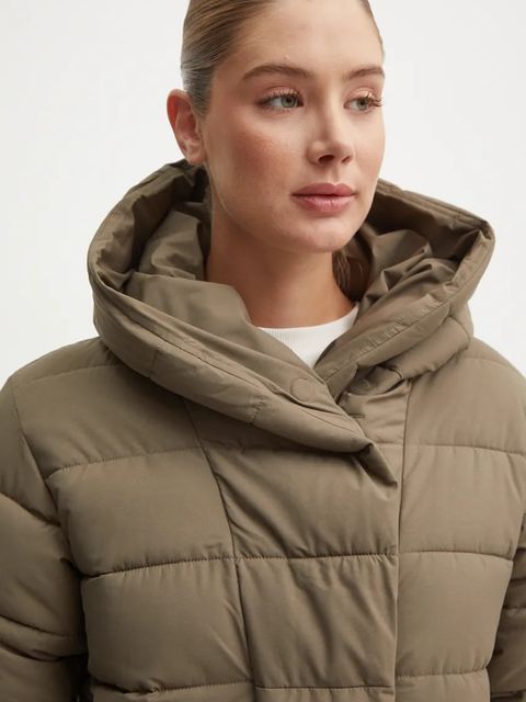 Didriksons kurtka STELLA damska kolor zielony zimowa 505538