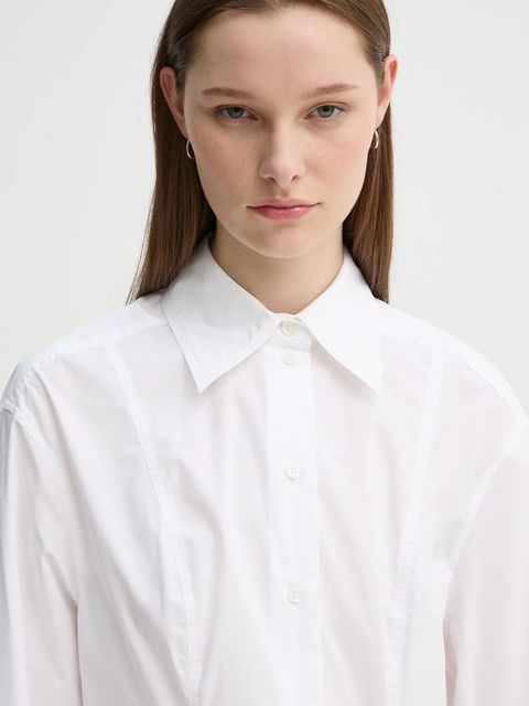 Day Birger et Mikkelsen koszula bawełniana Olivier damska kolor beżowy regular z kołnierzykiem klasycznym DAY65243545