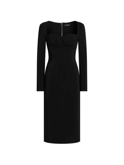 Dolce & Gabbana cady sheath dress - Black - zdjęcie produktu nr 1
