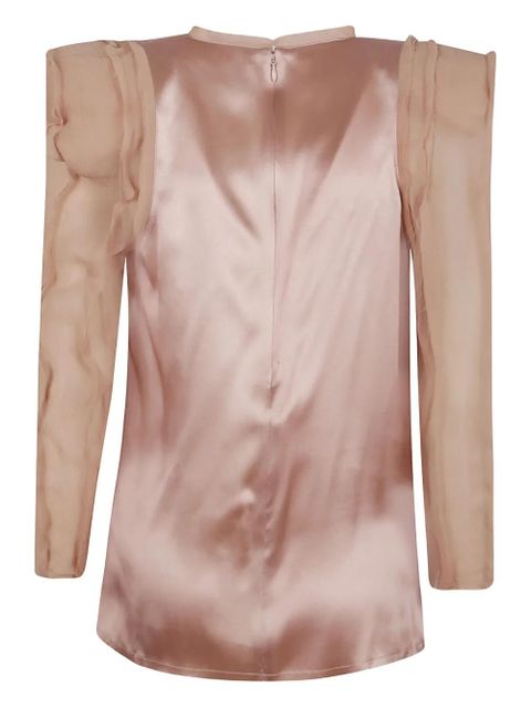 Balmain silk blouse - Neutrals - zdjęcie produktu nr 2