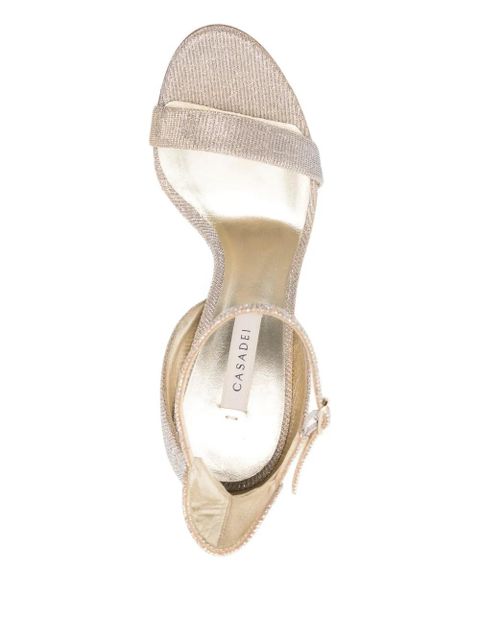 Casadei 120mm Cappa Blade Stratosphere sandals - Grey