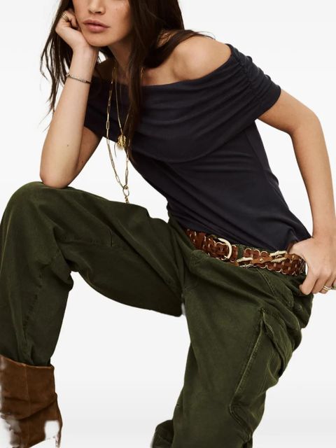 Ba&Sh Bene off-shoulder top - Blue