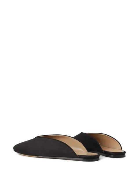 Le Monde Beryl almond-toe mules - Black