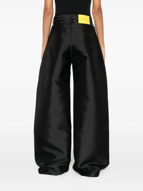 Marques'Almeida satin trousers - Black