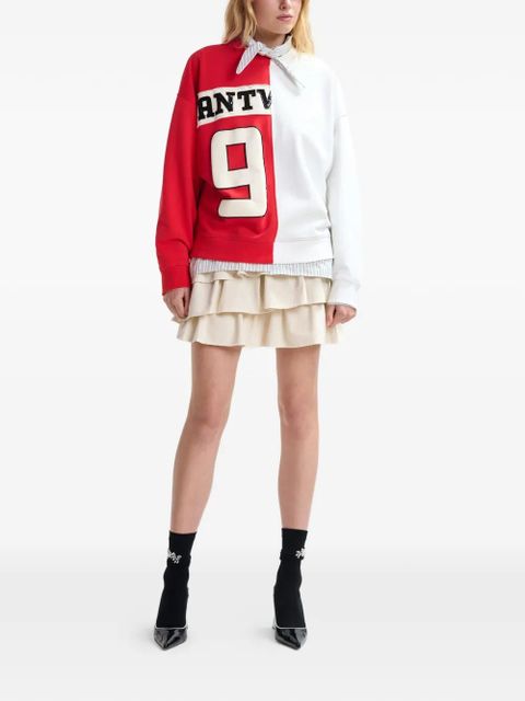 Essentiel Antwerp split-panel sweatshirt - Red - zdjęcie produktu nr 2